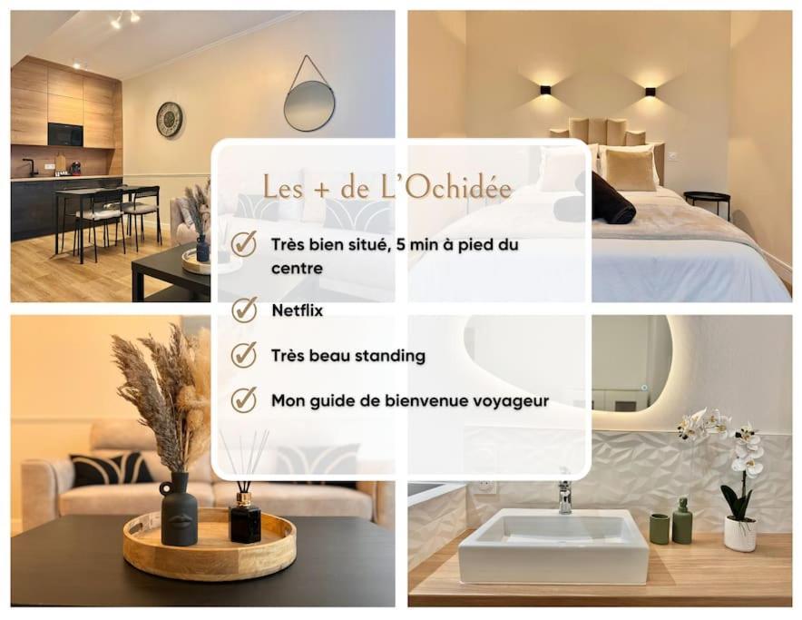 L'Orchidee - Netflix - Wi-Fi - Proche Centre Leilighet Troyes Eksteriør bilde